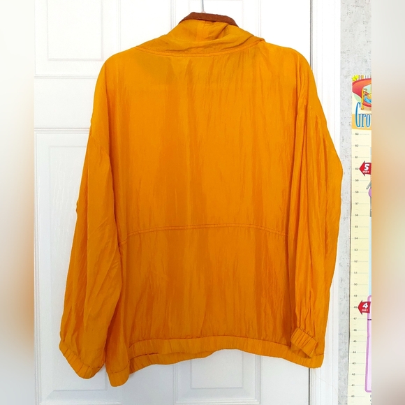 Vintage  Adam Douglas Women's Silk Set  mustard yellow large Pants Top - Picture 4 of 12